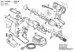 Bosch 0 603 939 742 PDR 7,2 VE Cordless Percus Screwdriv 7.2 V / GB Spare Parts PDR7,2VE